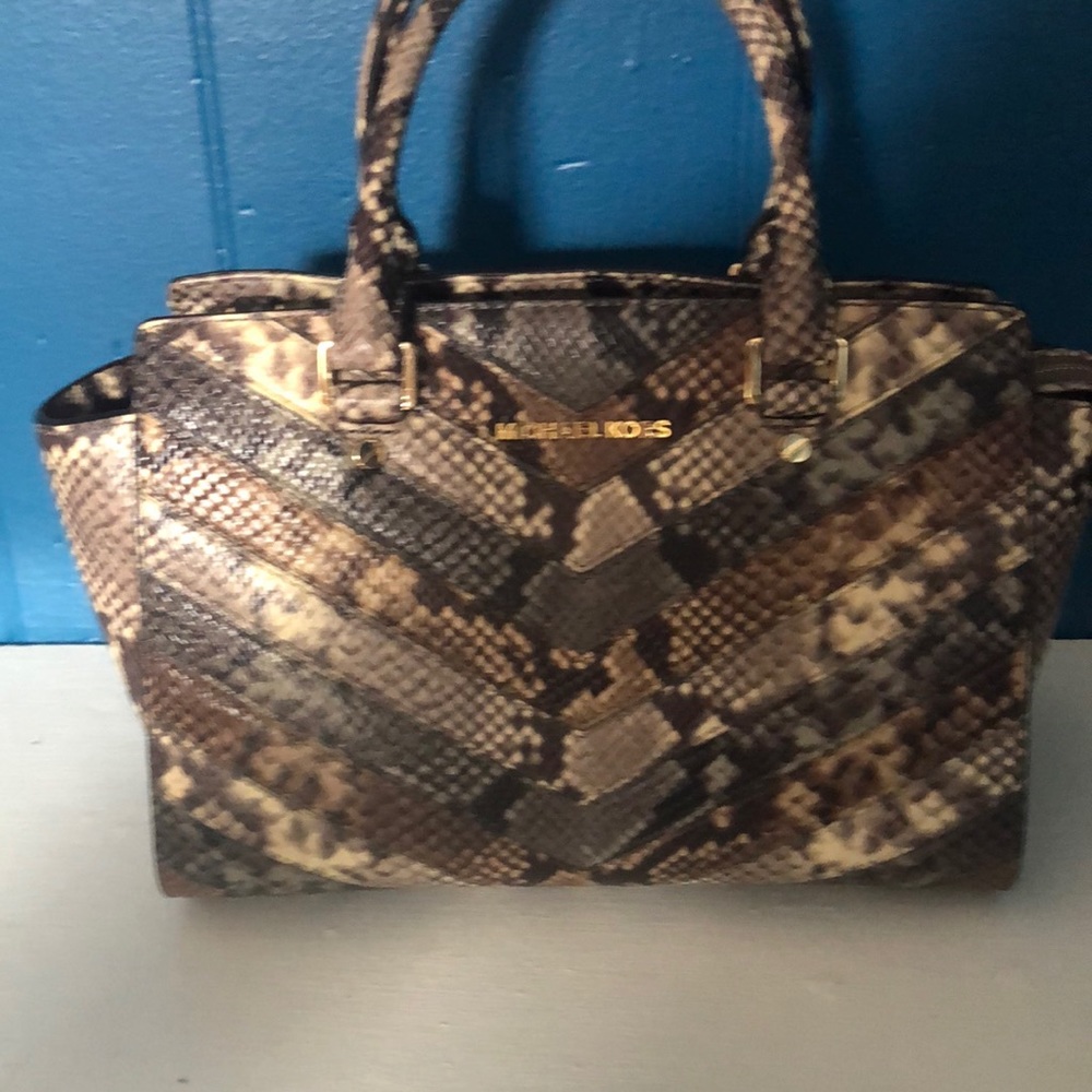 Michael Kors Python handbag - Picture 1 of 4